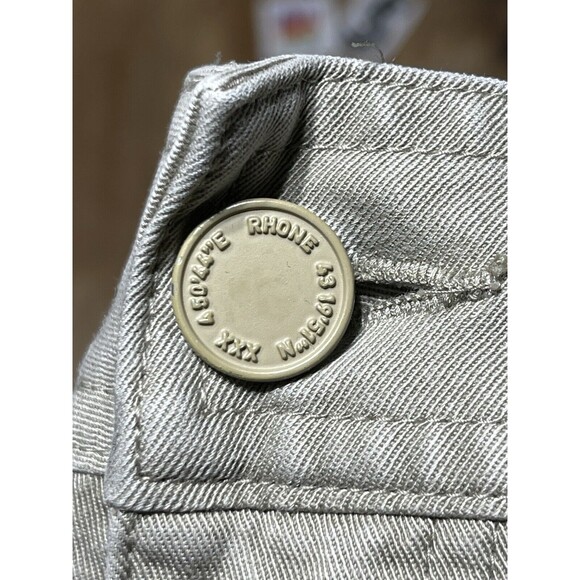 Rhone Men 32 Everyday Twill 5-Pocket Pants Lightweight Athleisure Beige @N5 - Picture 4 of 6